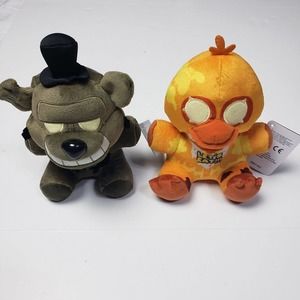 2 New Funko Five Nights At Freddy’s Curse Of Dread Bear Plush Toy FNAF